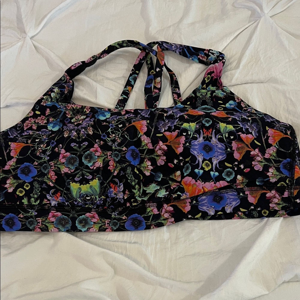 lululemon athletica Floral Print Energy Bra